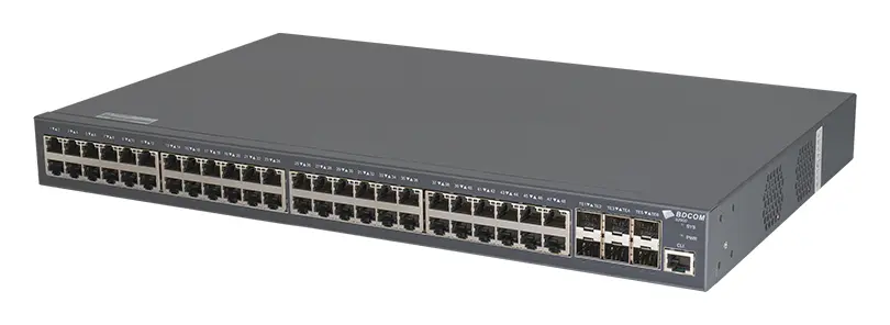 BDCOM S2900-48T6X 48 Port Gigabit 6×10G SFP+ L2+ Yönetilebilir Switch — görsel 3