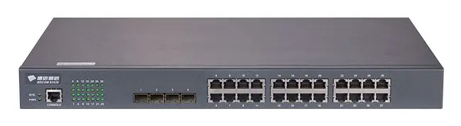 BDCOM S3528 24 Port Gigabit 4×SFP Yönetilebilir Switch