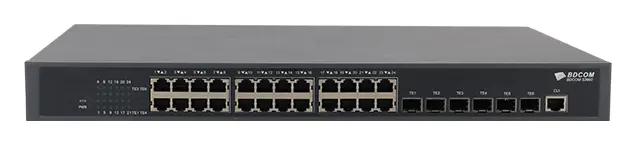 BDCOM S3900-24T6XB-HI 24 Port Gigabit 6×10G SFP+ Yönetilebilir Switch