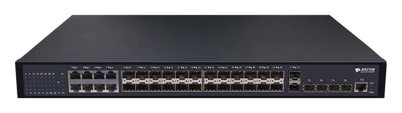 BDCOM S3930 24 Port Gigabit 6×10G SFP+ Yönetilebilir Switch — görsel 3