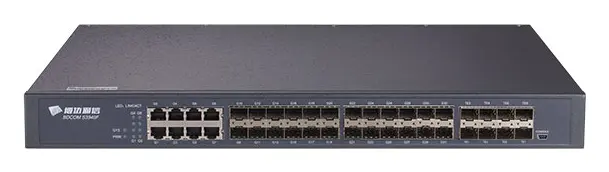 BDCOM S3940F 24 Port Gigabit SFP 8×Gigabit 8×10G SFP+ Yönetilebilir Switch — görsel 2