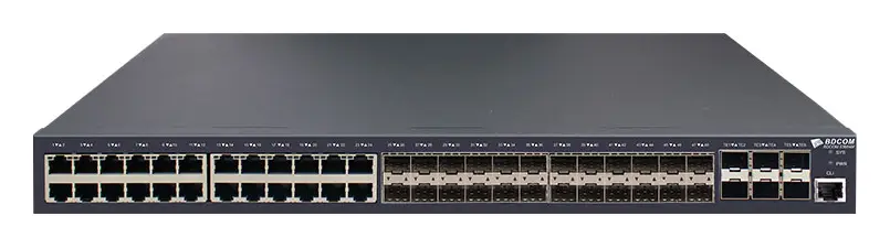 BDCOM S3954M 24 Port Gigabit 24×SFP 6×10G SFP+ Yönetilebilir Switch — görsel 2