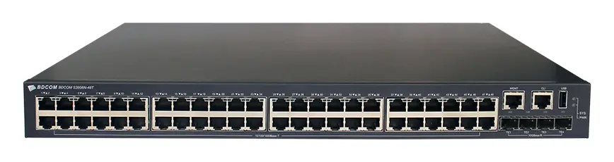 BDCOM S3956N-48T 48 Port Gigabit 8×10G SFP+ Yönetilebilir Switch — görsel 3
