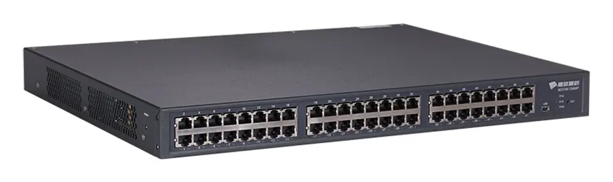 BDCOM S3956P 48 Port Gigabit PoE 8×10G SFP+ Yönetilebilir Switch — görsel 3