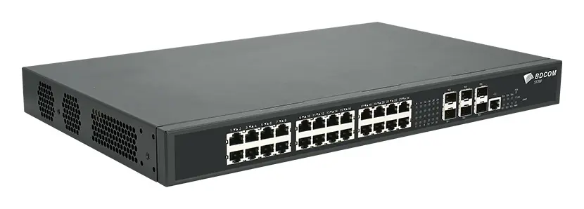 BDCOM S5700-24EP6X 24 Port 2.5G PoE 6×10G SFP+ Yönetilebilir Switch — görsel 4