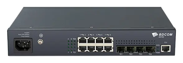 BDCOM S5700-24ET6XV1 24 Port 2.5G 6×10G SFP+ Yönetilebilir Switch — görsel 4