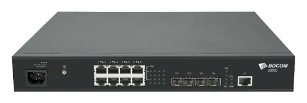 BDCOM S5700-8EP4X-120 8 Port 2.5G PoE 4×10G SFP+ Yönetilebilir Switch — görsel 2