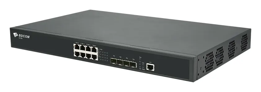 BDCOM S5700-8EP4X 8 Port 2.5G PoE 4×10G SFP+ Yönetilebilir Switch — görsel 3