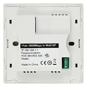 BDCOM WAP2100-W618NB Wi-Fi 6 Çift Bant Duvar Tipi (Panel) Access Point — görsel 2