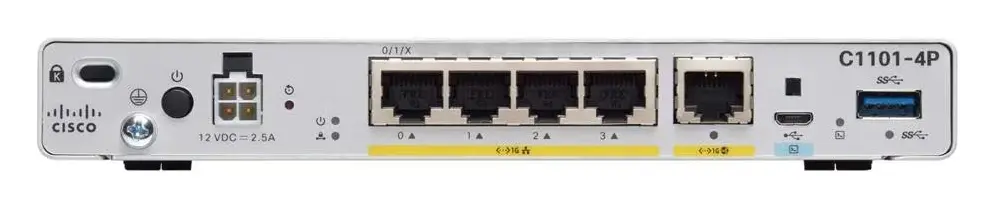 Cisco C1101-4P ISR 1000 4 Port GE LAN Router