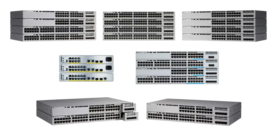 Cisco C9200CX-8P-2X2G 8 Port Gigabit PoE+ 2x10G + 2x1G Yönetilebilir Switch