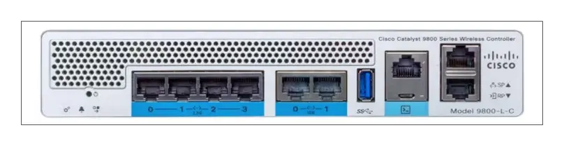 Cisco C9800-L-C-K9 Catalyst 9800-L Bakır Uplink Kablosuz Kontrolcü (WLC)