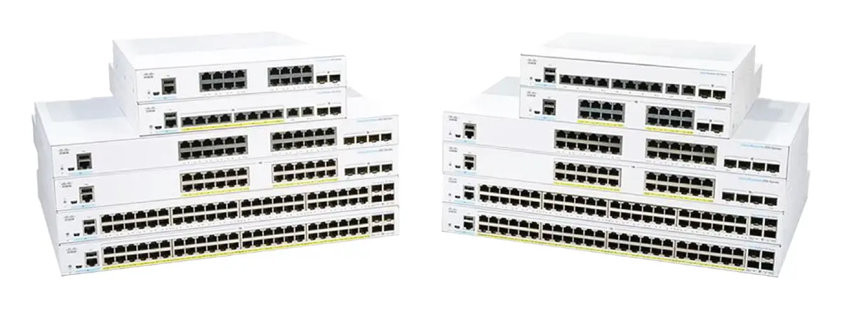 Cisco CBS250-24P-4G 24 Port Gigabit PoE+ 4x1G SFP Akıllı Yönetilebilir Switch