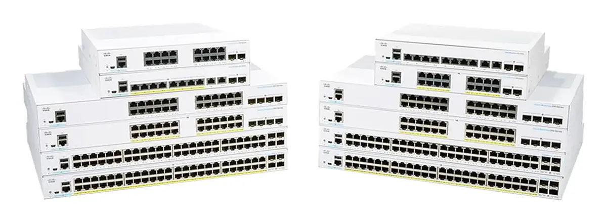 Cisco CBS350-24XS 24 Port Gigabit 24x10G SFP+ Yönetilebilir Switch