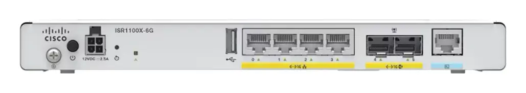 Cisco ISR1100X-6G ISR 1100 4 Port GE LAN Router
