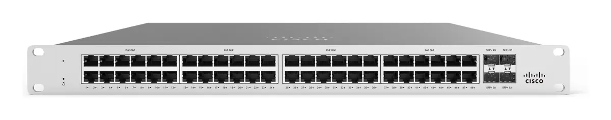 Cisco MS125-48FP 48 Port Gigabit PoE+ Bulut Yönetimli Switch — görsel 2