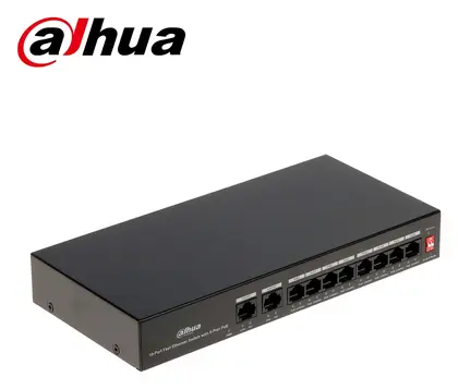 Dahua CS4010-8ET-110 8 Port Yönetilebilir PoE Switch