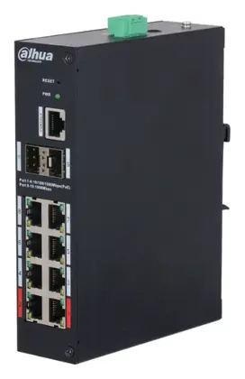 Dahua HS4210-8GT-110 10 Port (8 PoE) Gigabit PoE Switch