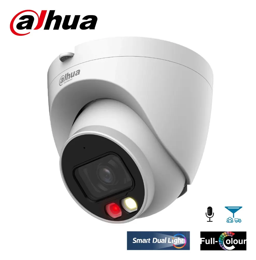 Dahua IPC-HDW1249T-S-IL 2 MP Hibrit Işıklı Sesli IP Dome Kamera — görsel 2