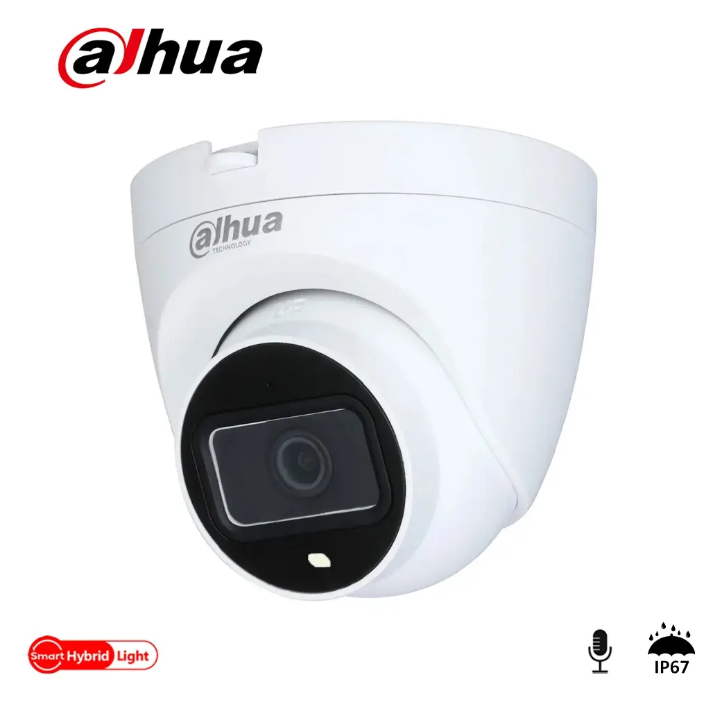 Dahua IPC-HDW1431V-SA 4 MP Hibrit Işıklı Sesli IP Dome Kamera