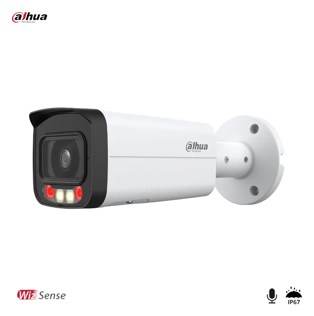 Dahua IPC-HFW2249T-AS-IL 2 MP Hibrit Işıklı Sesli IP Bullet Kamera