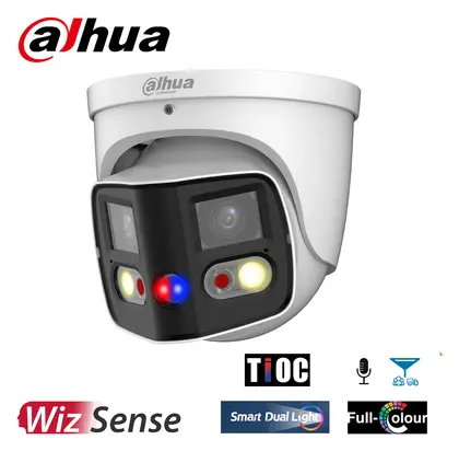 Dahua IPC-PDW3849-A180-AS-PV 4 MP Hibrit Işıklı Sesli IP Dome Kamera