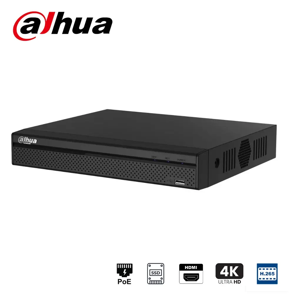 Dahua NVR2108HS-8P-T 8 Kanal PoE 1 Diskli NVR Kayıt Cihazı
