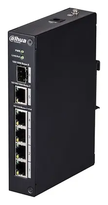 Dahua PFL2106-4ET-96 4 Port Endüstriyel PoE Switch