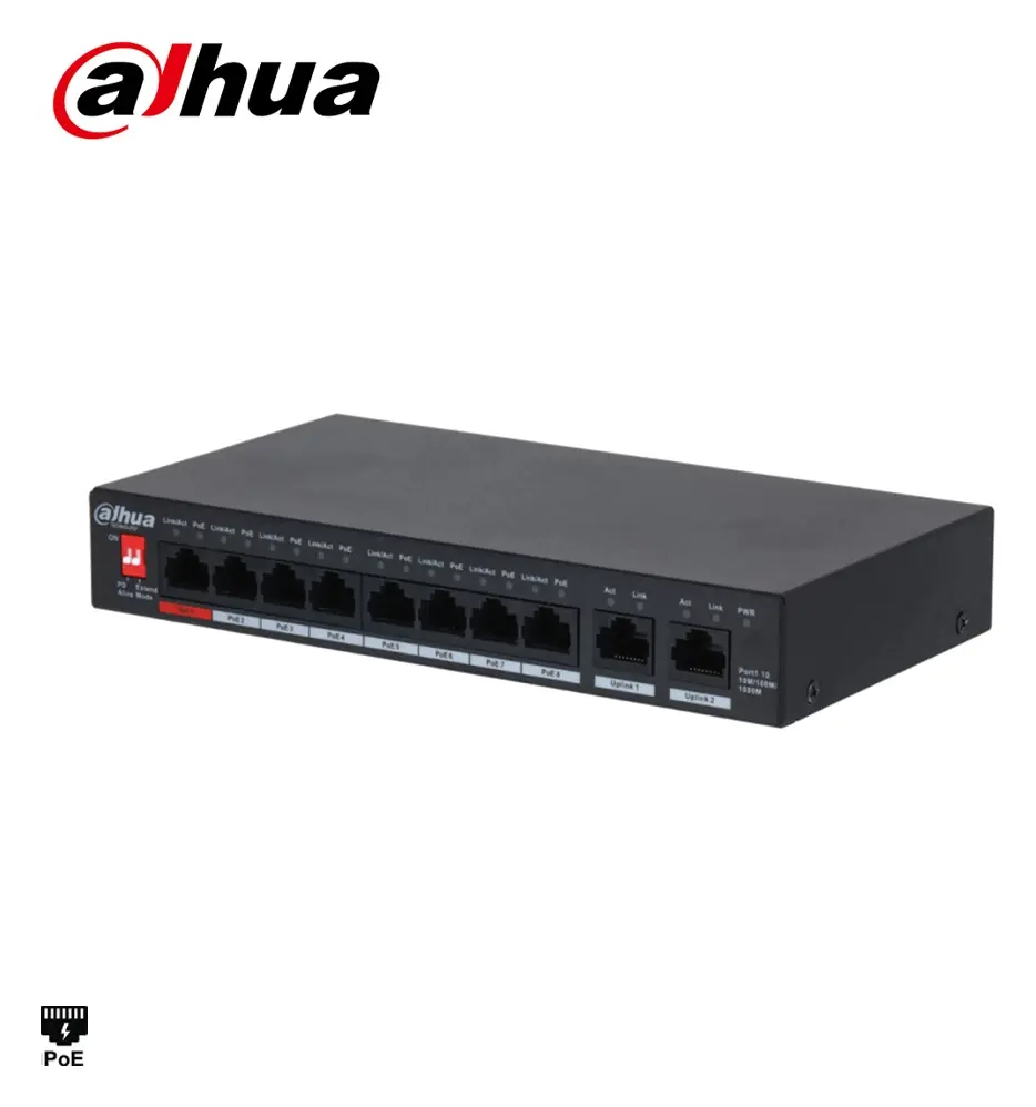 Dahua PFS3010-8GT-96 8 Port Gigabit PoE Switch
