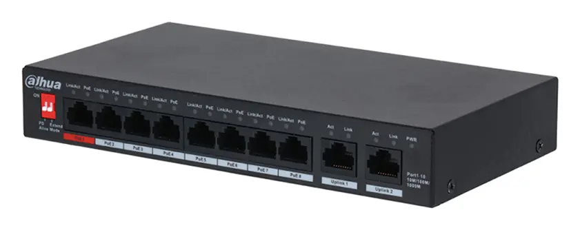 Dahua PFS3010-8GT-96 8 Port Gigabit PoE Switch — görsel 2