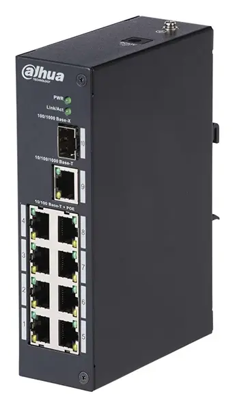Dahua PFS3110-8P-96 8 Port Endüstriyel PoE Switch