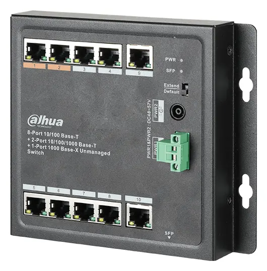 Dahua PFS3111-8ET-96-F 8 Port Endüstriyel PoE Switch — görsel 2