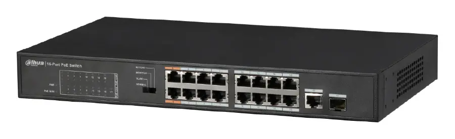 Dahua PFS3117-16ET-135 16 Port Gigabit PoE Switch