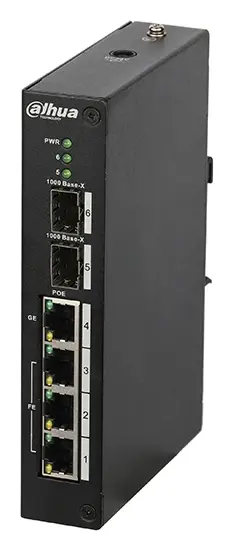 Dahua PFS3206-4P-96 4 Port Endüstriyel PoE Switch — görsel 2