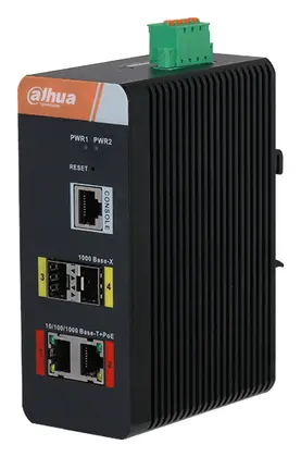 Dahua PFS4204-2GT-DP 4 Port Gigabit Endüstriyel PoE Switch