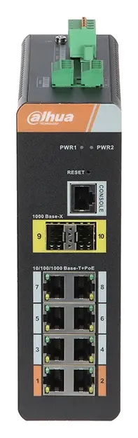 Dahua PFS4210-8GT-DP-V2 Endüstriyel PoE Switch