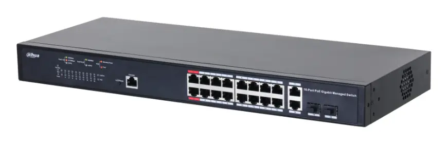 Dahua PFS4218-16GT-130 18 Port (16 PoE) Gigabit PoE Switch