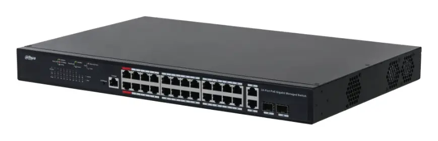 Dahua PFS4226-24GT-370 24 Port Gigabit PoE Switch — görsel 2