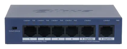 Dahua S3006-4GT-36 6 Port (4 PoE) Gigabit PoE Switch