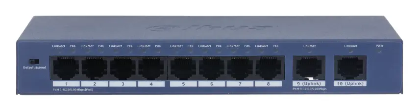Dahua S3010-8ET2ET-60 8 Port Network PoE Switch — görsel 2