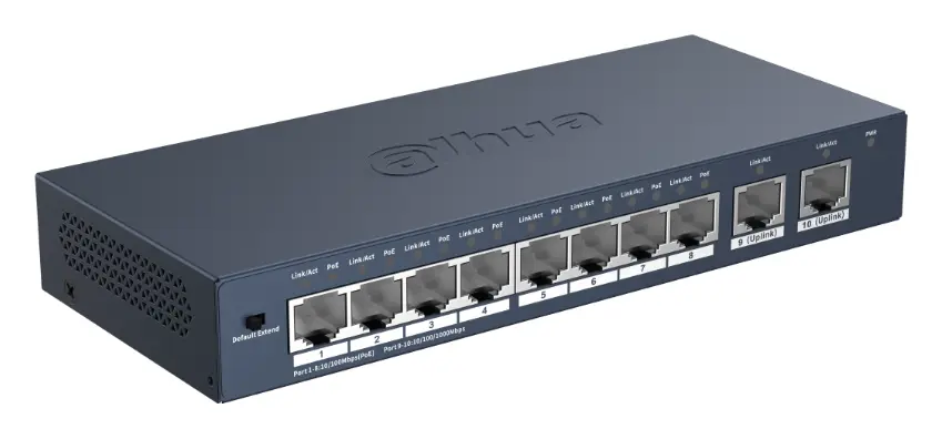 Dahua S3010-8ET2GT-90 10 Port (8 PoE) PoE Switch
