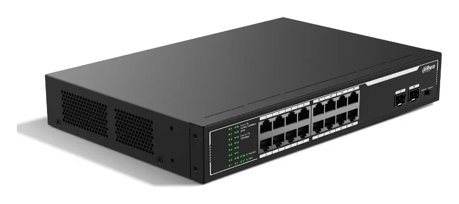 Dahua SG1018LP-2F 18 Port (16 PoE) Gigabit PoE Switch