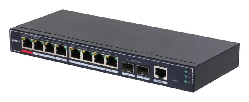 Dahua SG4010P-2F 10 Port (8 PoE) Gigabit PoE Switch