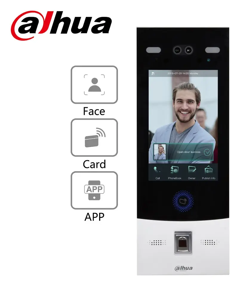 Dahua VTO7541G Yüz Tanımalı IP İnterkom Zil Paneli