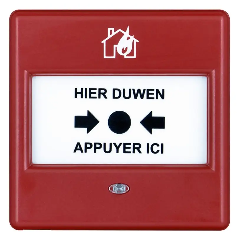 Eaton 4921011FUL-0137X Kırmızı Gövde Yangın İhbar Butonu