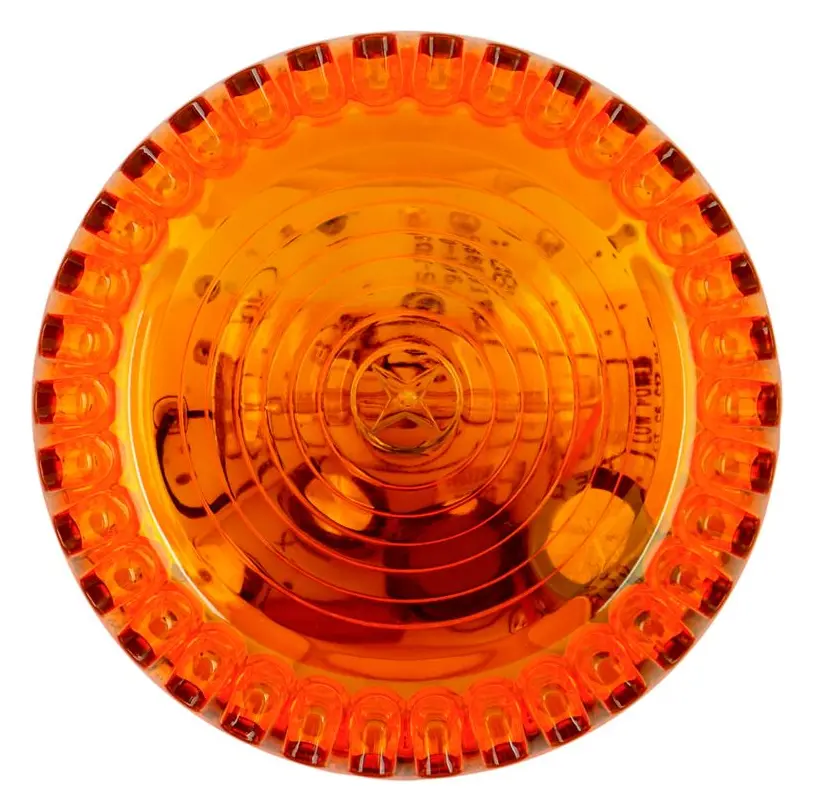 Eaton 531026FULL-0062 Solex Amber Lens Sığ Taban Yangın Flaşörü