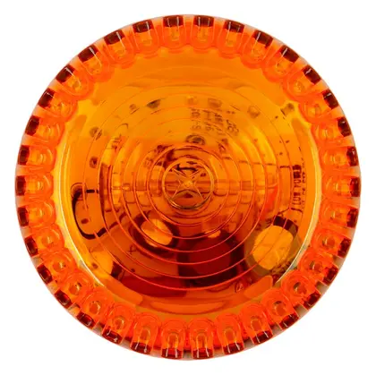 Eaton 531029FULL-0112 Solex Amber Lens Derin Taban Yangın Flaşörü