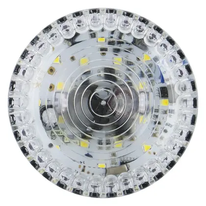 Eaton 531059FULL-1132X Solex Şeffaf Lens Sığ Taban Yangın Flaşörü