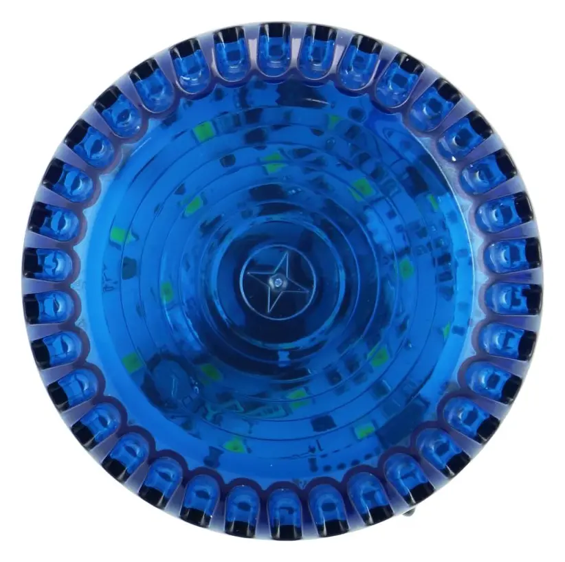 Eaton 531060FULL-1133X Solex Mavi Lens Sığ Taban Yangın Flaşörü