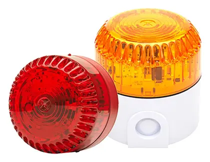 Eaton 531086FULL-1159X Solex Kırmızı Lens Derin Taban Yangın Flaşörü